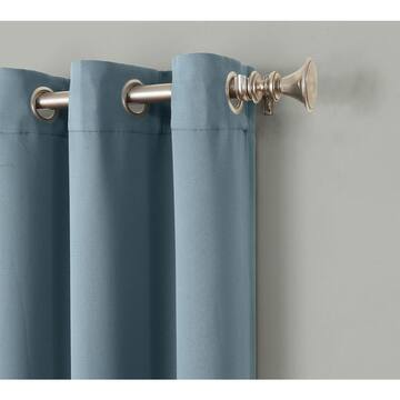 Sun Zero Mineral Woven Thermal Blackout Curtain - 40 in. W x 84 in. L 48055