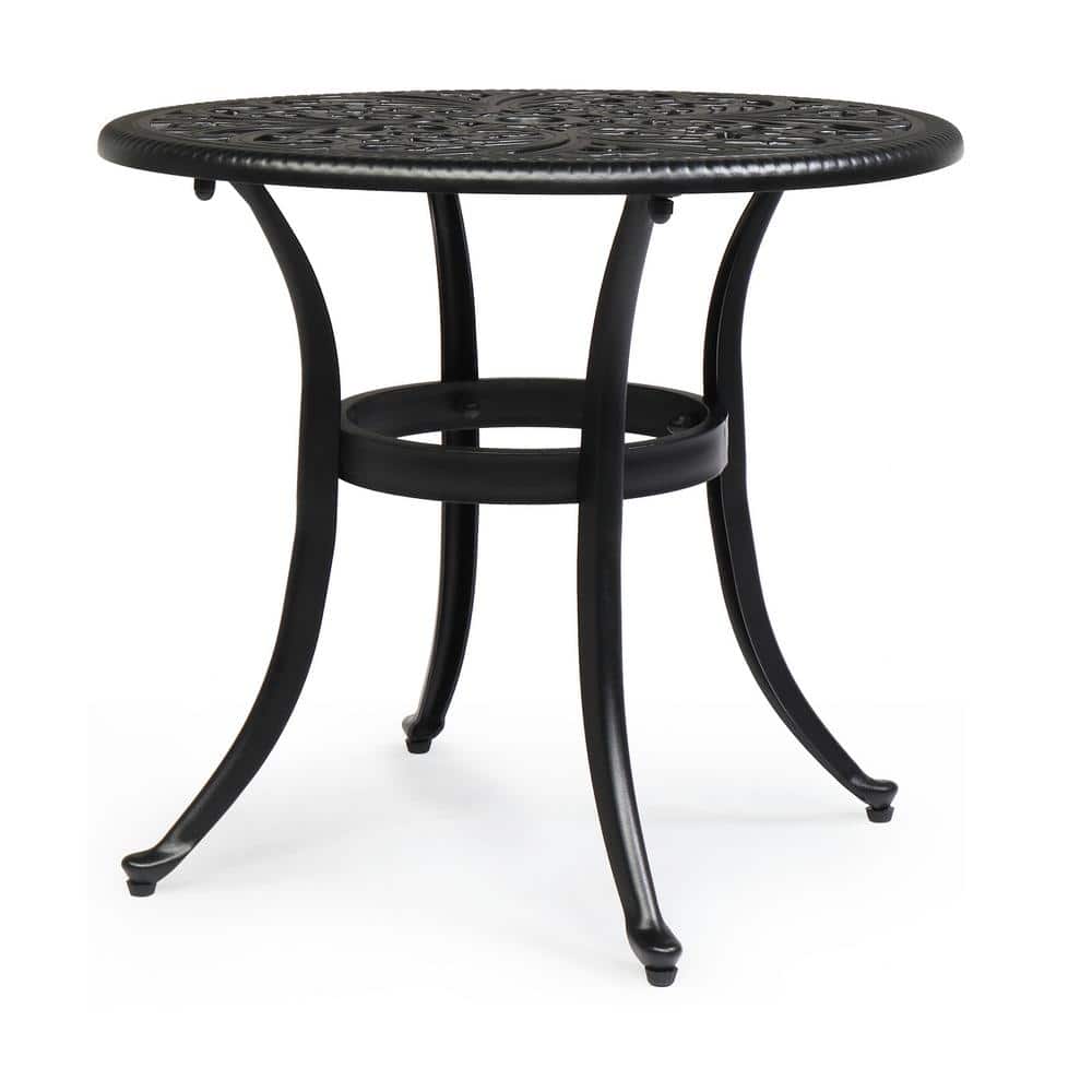 Black Round Aluminum Outdoor Side Table price history on PriceWatchPro