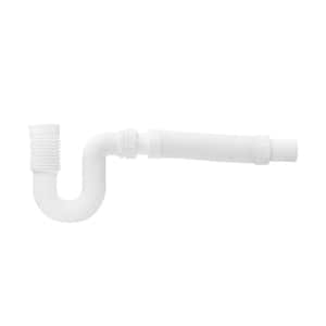 OVE 1.5 in. Polyethelyne Flexible P-Trap and Tailpiece Slip Joint Combo