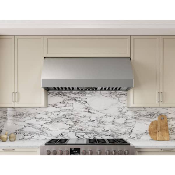 Zephyr Tempest II 36 in. 650 CFM Convertible Wall Mount Range Hood
