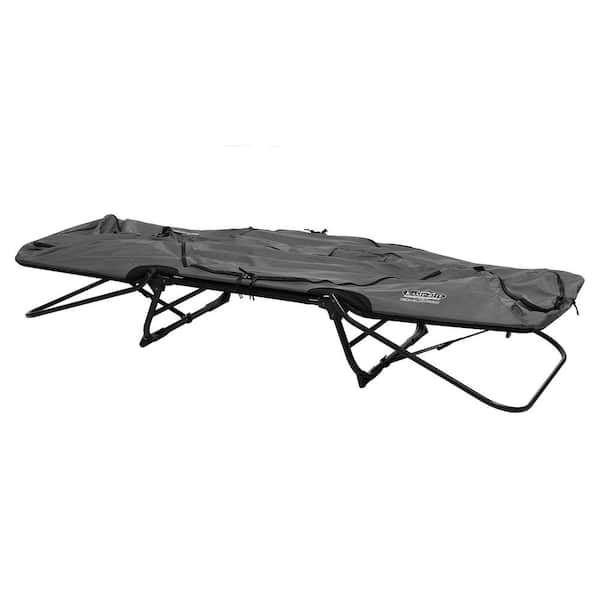 Kamp-Rite Original Tent Cot Folding Camping and Hiking Bed for 1 Person in  Gray KAMPTC247 - The Home Depot