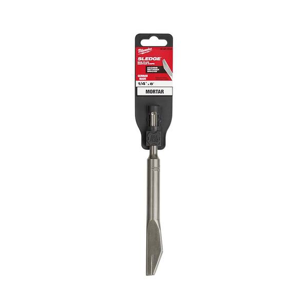 Milwaukee 1/4 in. x 8 in. SLEDGE SDS-PLUS Mortar Knife 48-62-6048