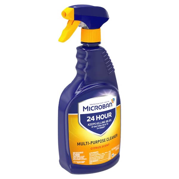 Microban 32 oz. Citrus Scent 24 Hour All Purpose Cleaner Spray