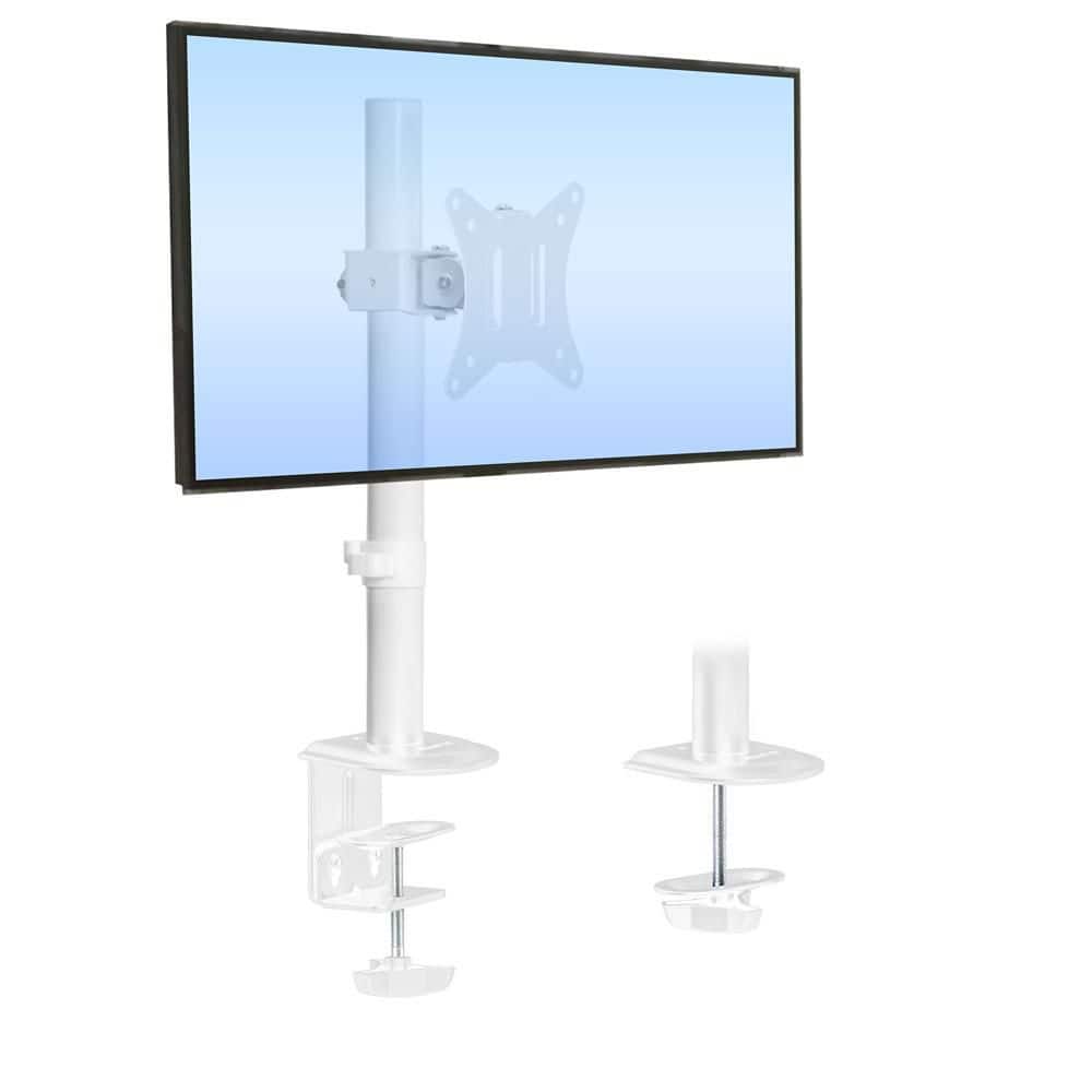 White Monitor Desk Mount for Monitors 17 in. to 32 in.