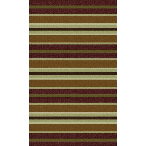 TrafficMaster Discovery Bordeaux Multi Doormat 2 ft. x 4 ft. Area Rug