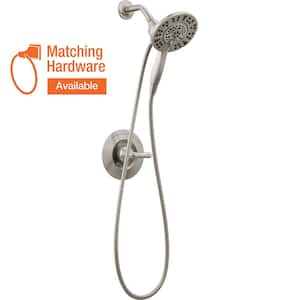 Arvo In2ition 2-in-1 Rough-in Valve Included Single-Handle 4-Spray Shower Faucet 1.75 GPM in Spotshield Brushed Nickel
