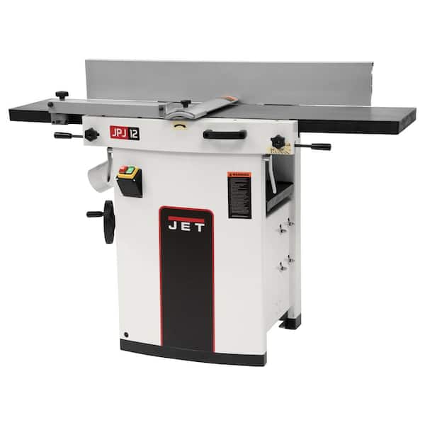 Jet 230-Volt, JJP-12 3 HP 12 in. Industrial Woodworking Planer and Jointer Combo with Closed Stand