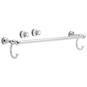 Portman Handle with Knobs for Sliding Shower or Bathtub Door in Chrome
