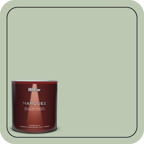 BEHR MARQUEE 1 qt. #MQ6-45 Composed One-Coat Hide Matte Interior Paint & Primer