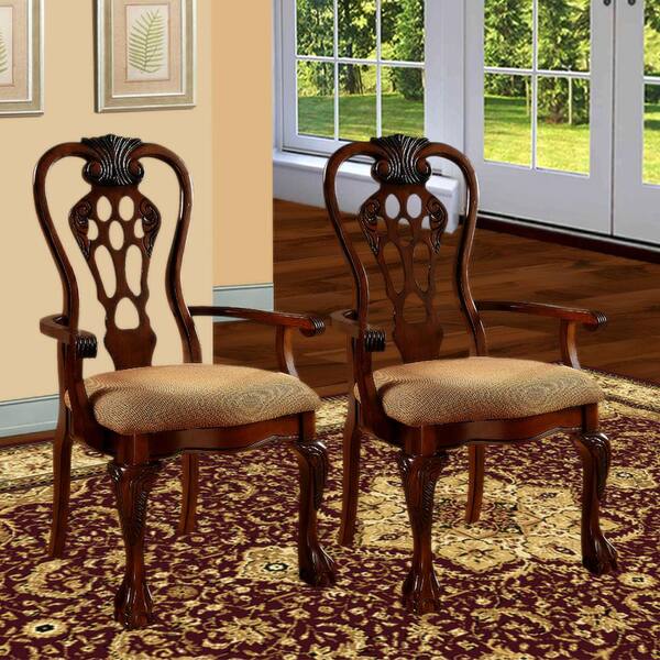Cherry wood accent chairs discount