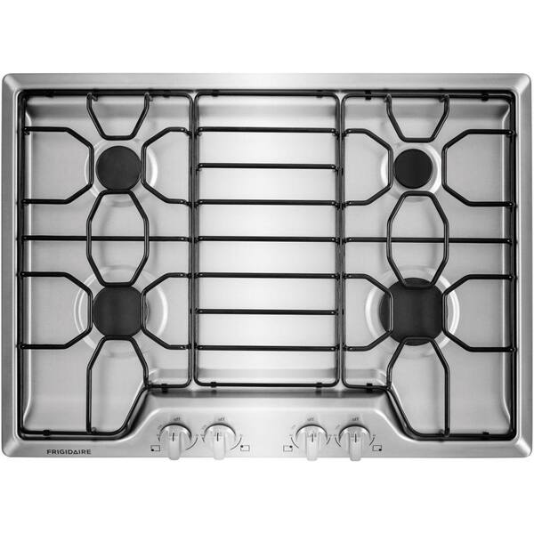 Frigidaire 30 in. Gas Cooktop in Stainless Steel with 4 Burners