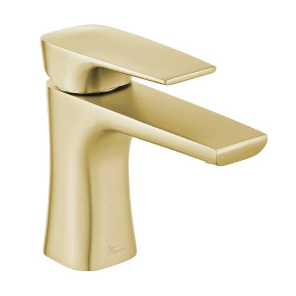 Swiss Madison Monaco Single-Handle Single-Hole Bathroom Faucet in Brushed Gold