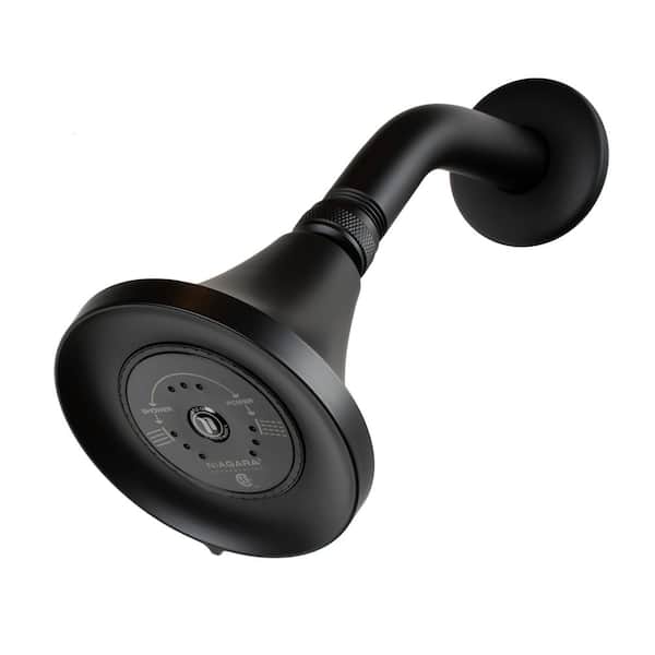 MOEN 16-Inch Replacement Overhead Shower Arm Extension In Matte Black