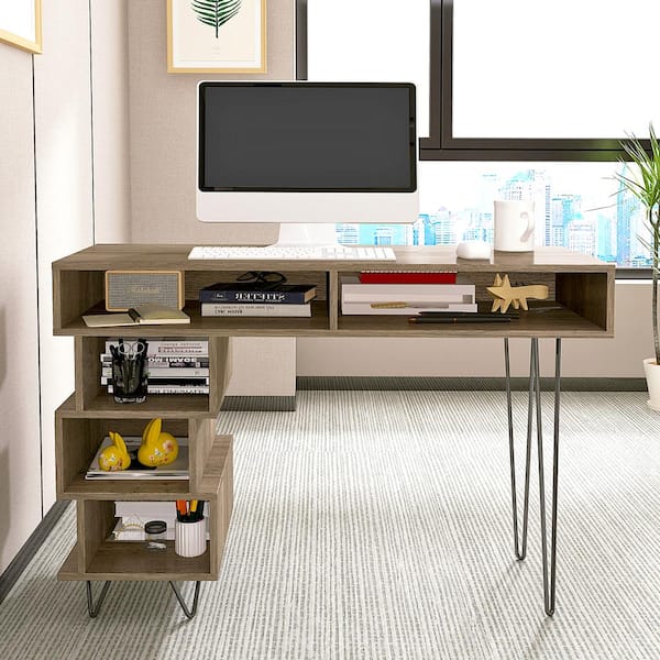 Hairpin Desk for Office or Bedroom Computer Desk With Steel