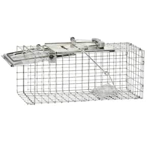 Small 1-Door Easy Set Live Animal Cage Trap for Squirrel and Rabbit