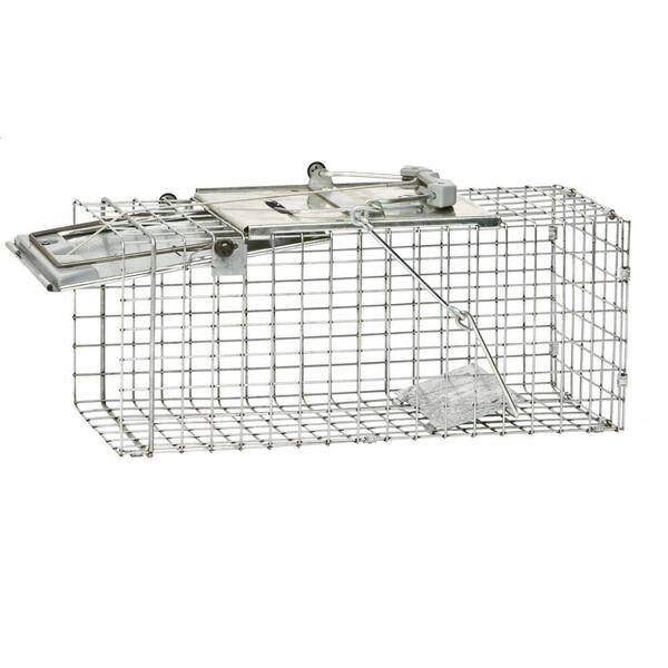 Havahart Small 1-Door Easy Set Live Animal Cage Trap for Squirrel and Rabbit