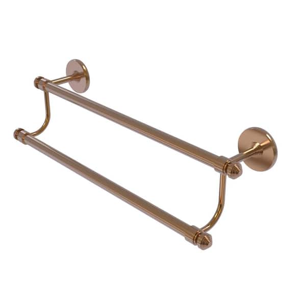 Allied Brass Southbeach Collection 18 in. Wall Mounted Double Towel Bar in Brushed Bronze