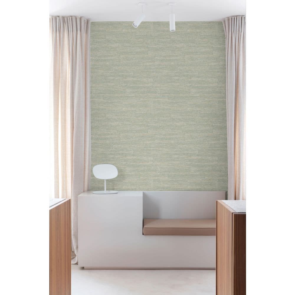 Mossleaf Faux Grasscloth Print Non Woven Non-Pasted Textured Wallpaper 57 sq. ft. price history on PriceWatchPro