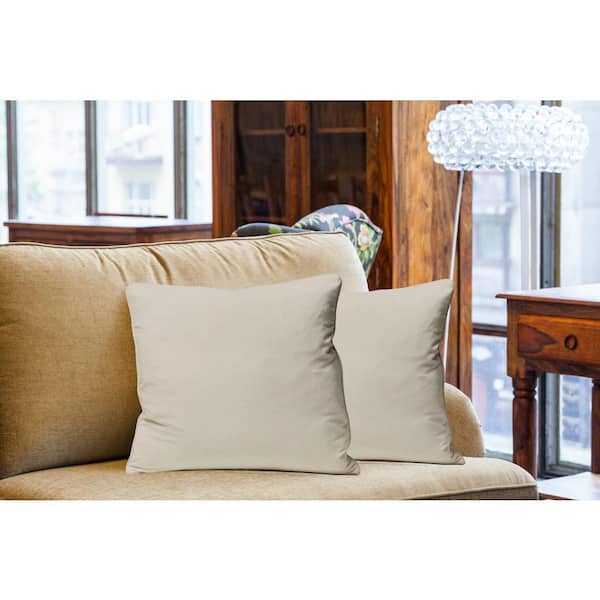 A1HC Set of 2 Luxurious Fine Soft Velvet Throw Pillow Covers Only, for Sofas, Beds, Vibrant Colors and Hidden YKK Zipper