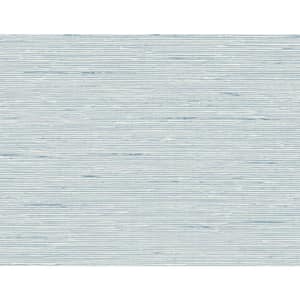 60.75 sq. ft. Bluestone Vantaa Embossed Vinyl Unpasted Wallpaper Roll