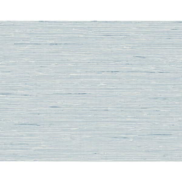 Seabrook Designs 60.75 sq. ft. Bluestone Vantaa Embossed Vinyl Unpasted Wallpaper Roll