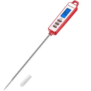 Home Basics Instant Read Large Stainless Steel Mechanical Meat Thermometer  in Silver HDC69973 - The Home Depot