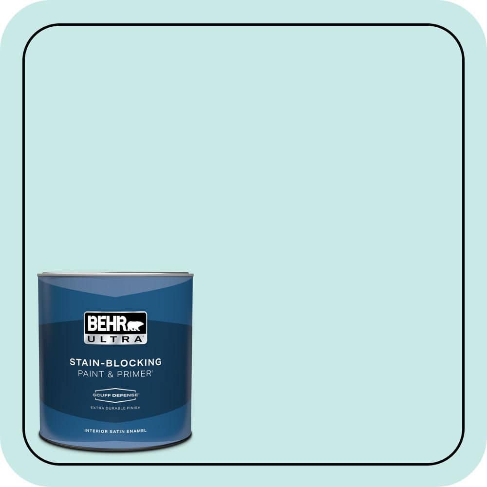 1 qt. #M460-1 Tahitian Sky Extra Durable Satin Enamel Interior Paint & Primer price history on PriceWatchPro