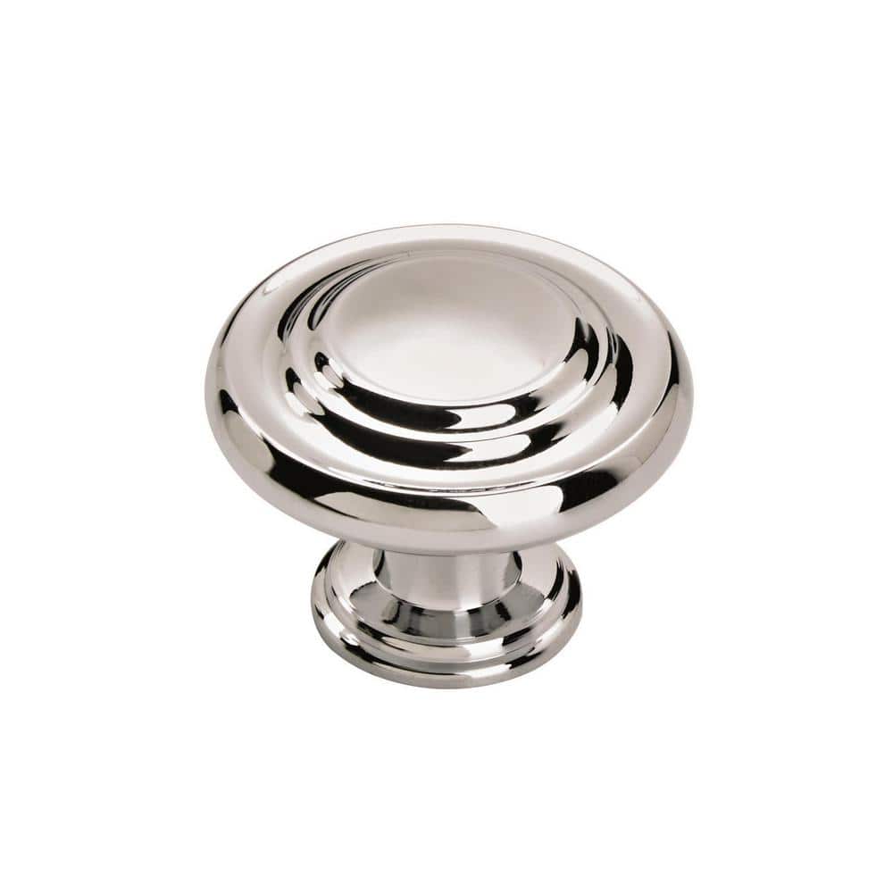 10-Pack Inspirations 1 5/16 in.  33mm  Classic Polished Chrome Round Cabine