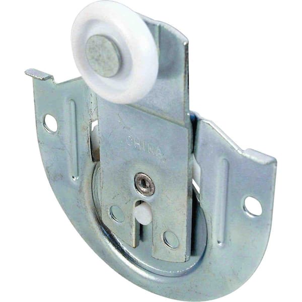 Prime-Line Closet Door Roller, Front, 1/8- in. Offset, 7/8- in. Nylon Wheel (2-pack)