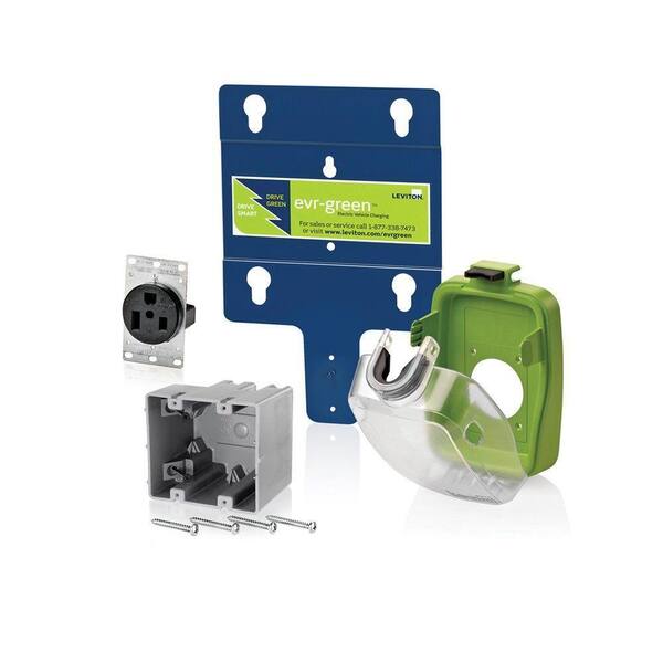 Leviton Ever-Green 50-Amp 240-Volt Pre-Wire Installation Kit for EVB32-H18 and EVB32-H25 Home Charging Stations