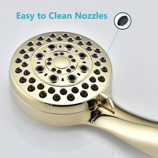 1pc Multifunctional White Pet Shower Head, Quick Connect Spray
