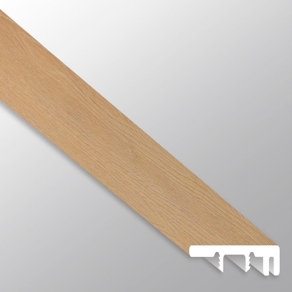 A&A Surfaces Citrine Crest 1/4 in. T x 1.5 in. W x 94 in. L Luxury Vinyl End Cap Molding
