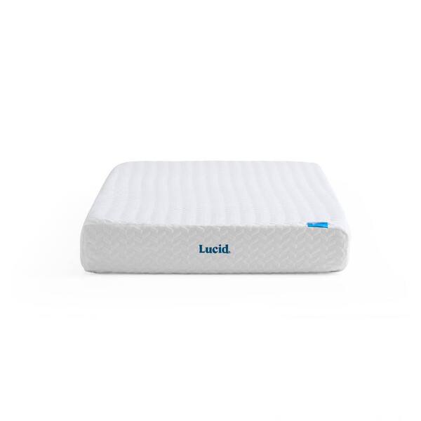 Lucid Comfort Collection 8 in. Plush Gel Memory Foam Tight Top Twin Mattress LUCC08TT45GF The Home Depot