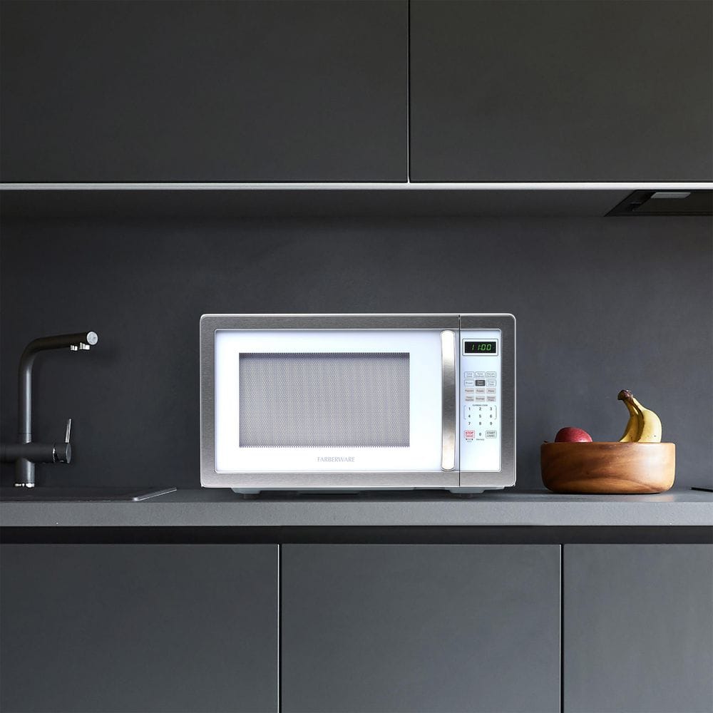 Platinum White 1.1 cu. ft. Touch Control Microwave Oven