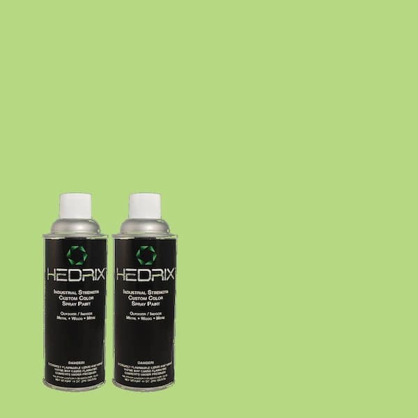 Hedrix 11 oz. Match of 430B-4 Peas in a Pod Low Lustre Custom Spray Paint (2-Pack)