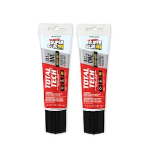Total Tech 4.2 fl. oz. Tube Clear All-In-One Adhesive and Sealant (2-Pack)