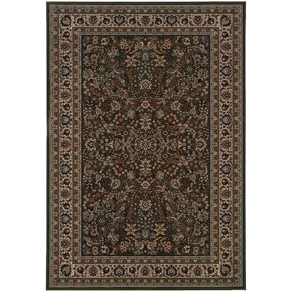 Westminster Green 3 ft. x 9 ft. Runner Rug
