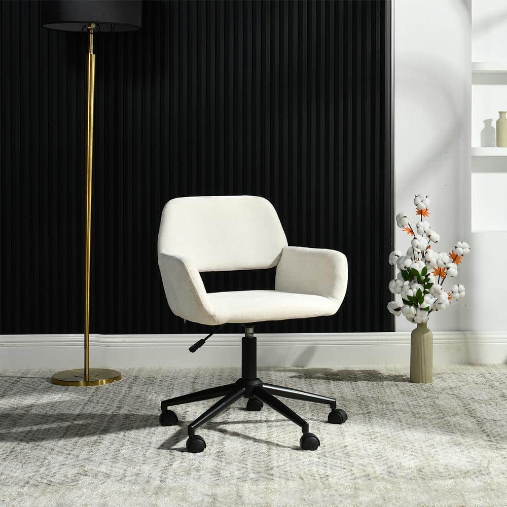 Rosv Fabric Beige Accent Chair with Ergonomic Design, Sofa Skin Fabric Upholstery for Living Room price history on PriceWatchPro