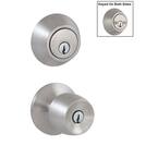 Brandywine Stainless Steel Entry Knob and Double Cylinder Deadbolt Combo Pack