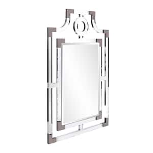 Large Rectangle Clear Beveled Glass Modern Mirror (46 in. H x 29 in. W)