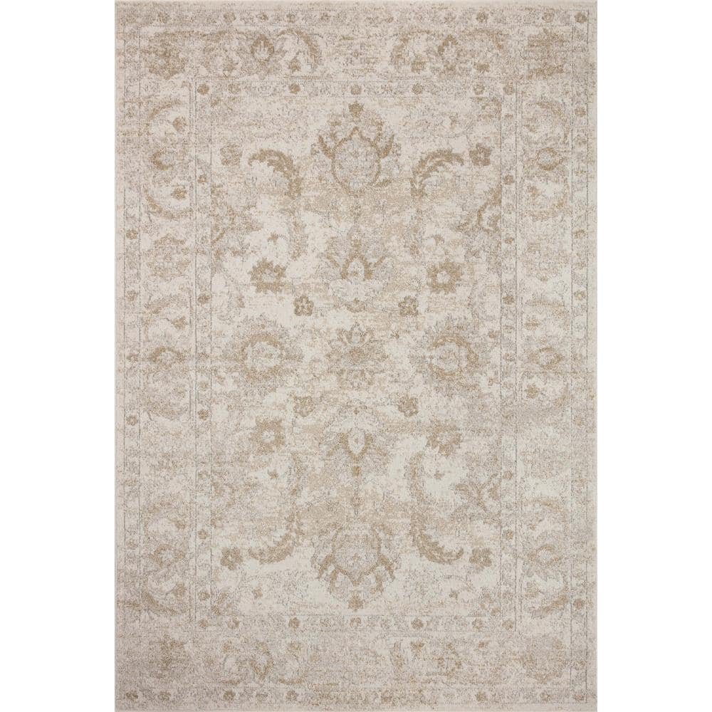 LOLOI II Odette Ivory/Beige 7 ft. - 10 in. x 10 ft. Oriental Area Rug ...