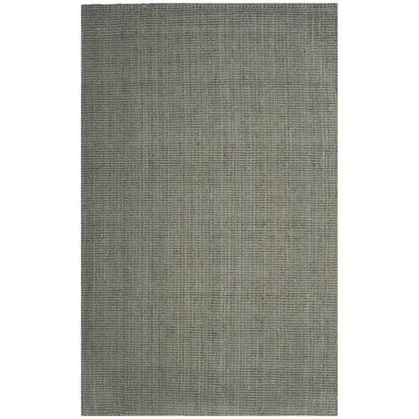 SAFAVIEH Natural Fiber Gray 4 ft. x 6 ft. Solid Area Rug