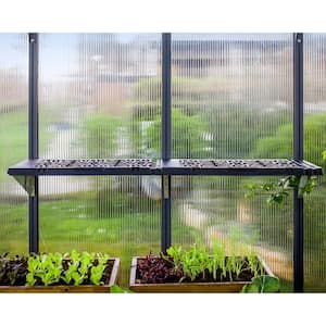 Canopia Signature 26 in. W x 10.2 in. D x 6.5 in H Plastic Shelf Kit for Greenhouse (2-Units)