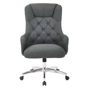 Ariel Charcoal Desk Chair