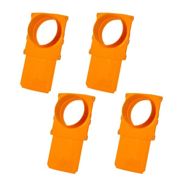 6 in. Blast Gate for Dust Collector and Dust Collection Fittings (4-Pack)