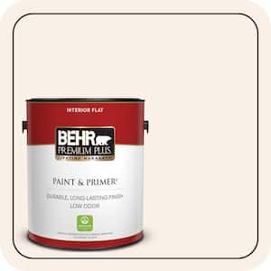 1 gal. #RD-W05 Moonlit Beach Flat Low Odor Interior Paint & Primer