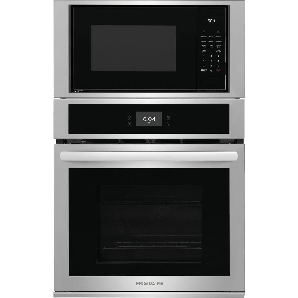27 combination wall oven and microwave