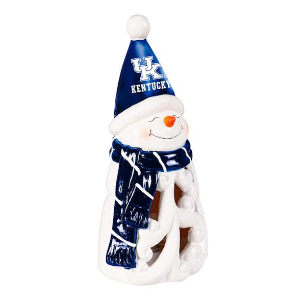 University of Kentucky Snowman LED Christmas Garden Statuary, 8 in.