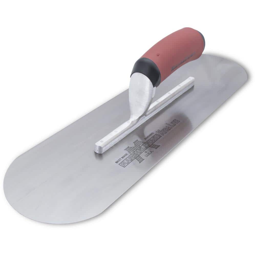 MARSHALLTOWN 16 in. x 4-1/2 in. Pool Trowel-Durasoft Handle SP16SD-HD The  Home Depot