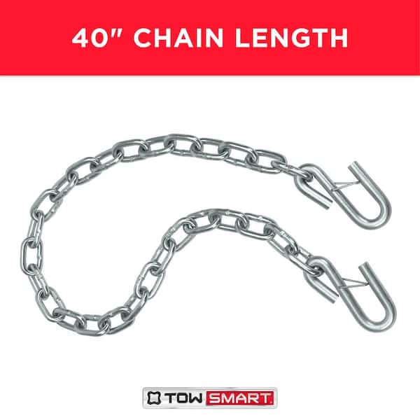 HAUL-MASTER 1/4 in. x 4 ft. Trailer Safety Chain 64507